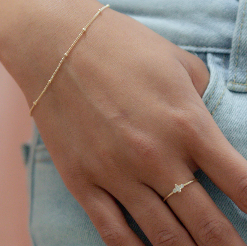 Ball Chain Bracelet - Silver