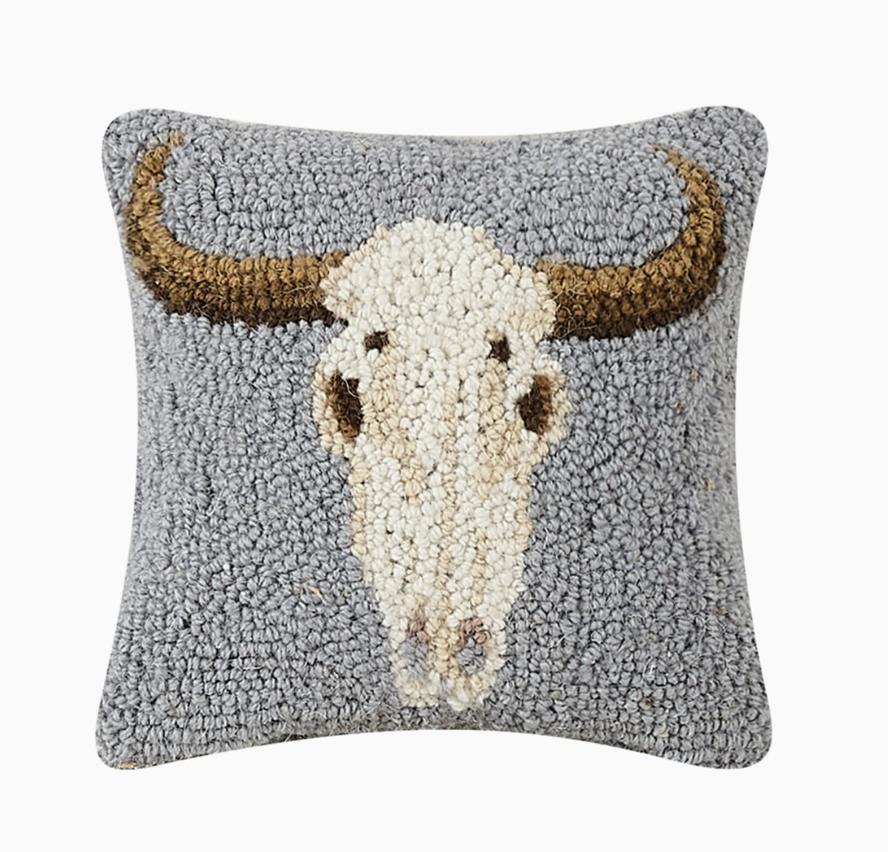 Cow Skull Hook Pillow