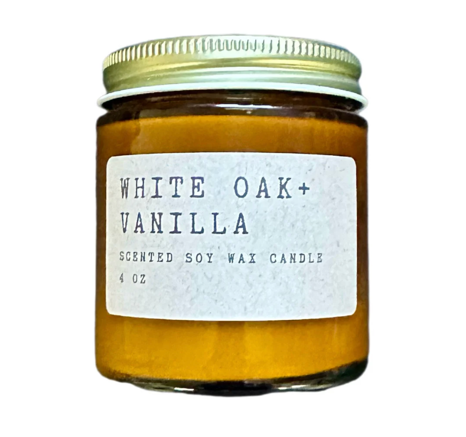 White Oak + Vanilla Soy Wax candle