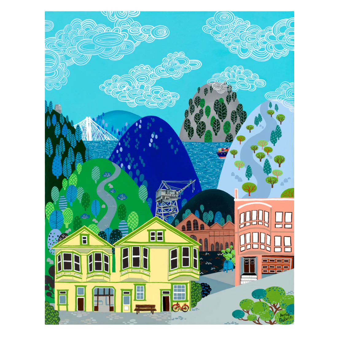 Potrero Hills Print