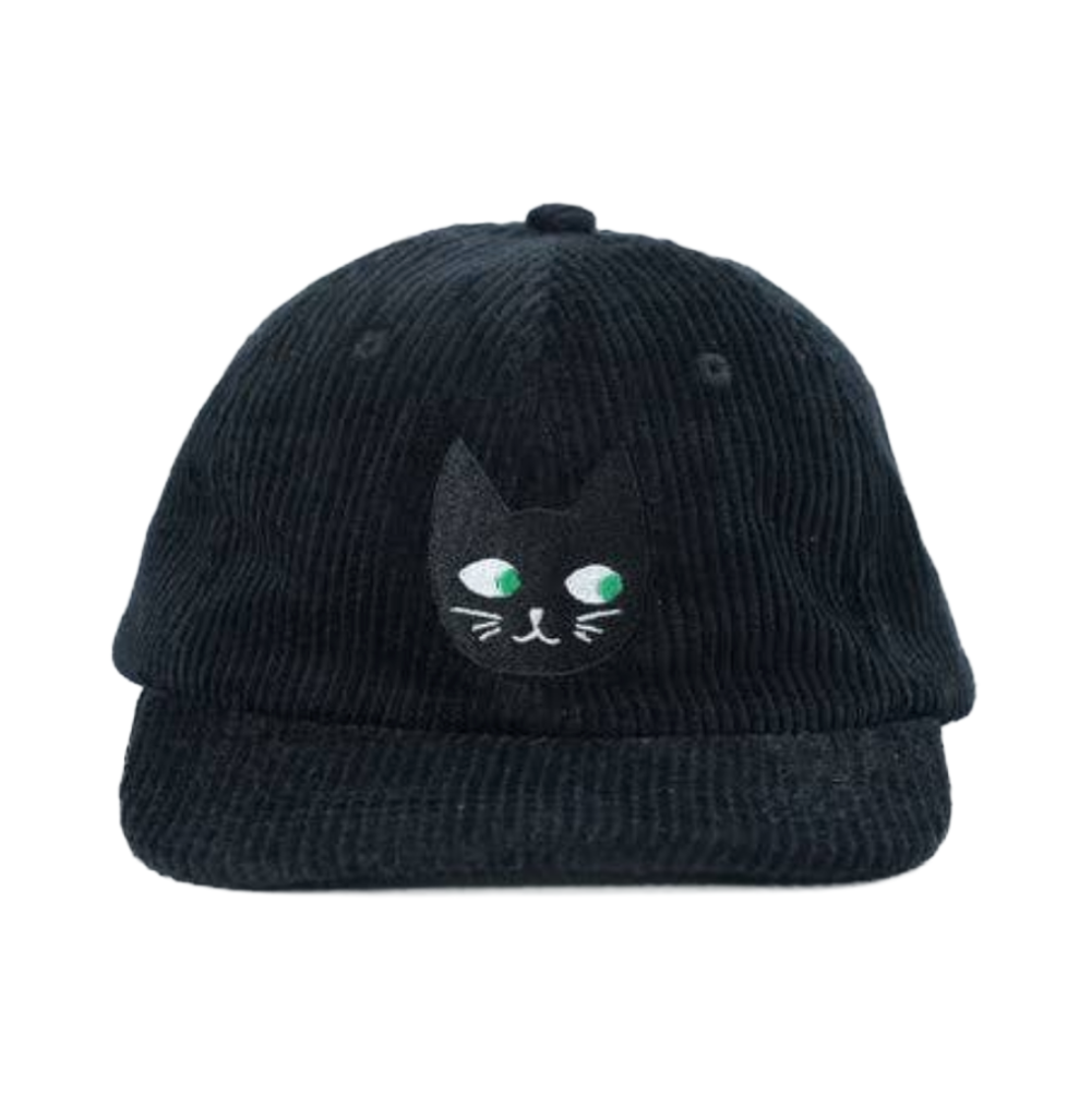 Black Cat Corduroy Hat