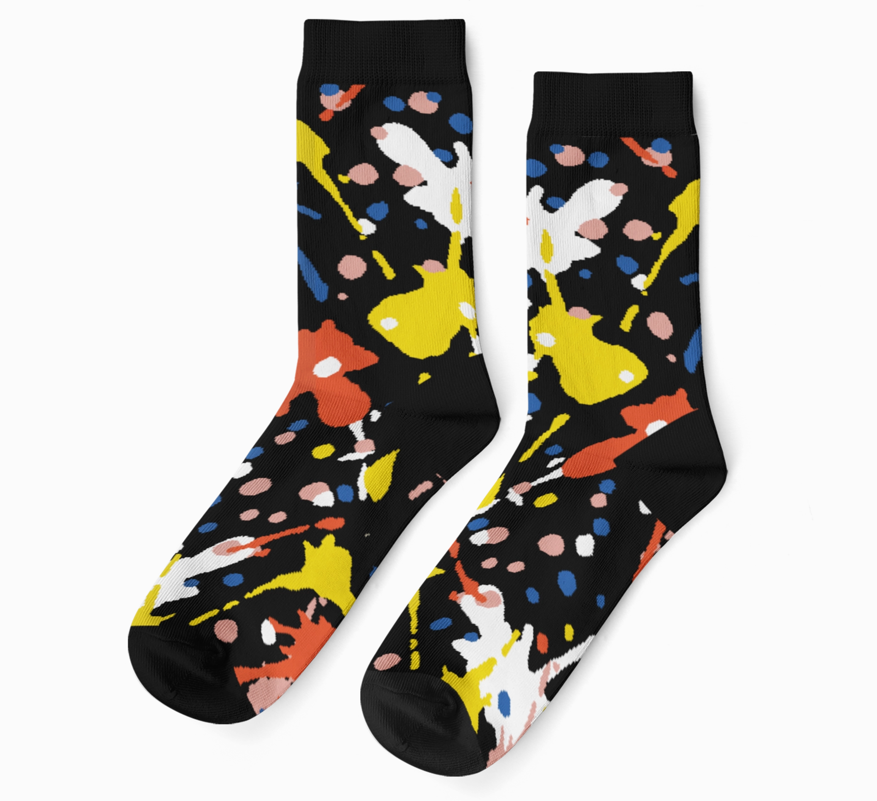 Paint Splatter socks Large