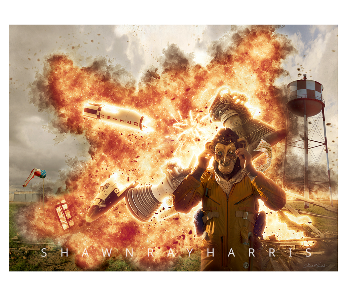 Bobo's Resignation Metal Art Print