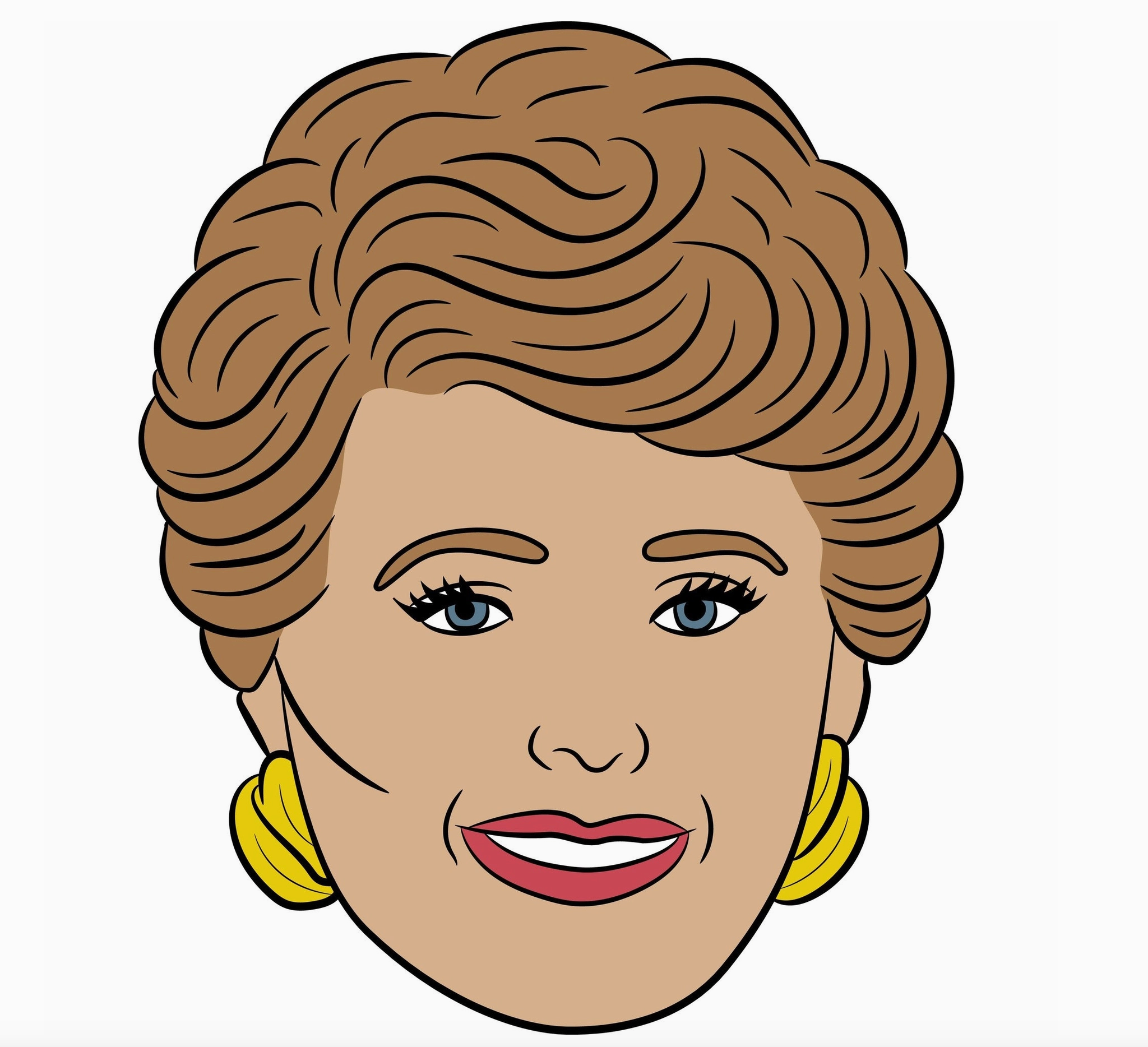 Blanche sticker Crimson