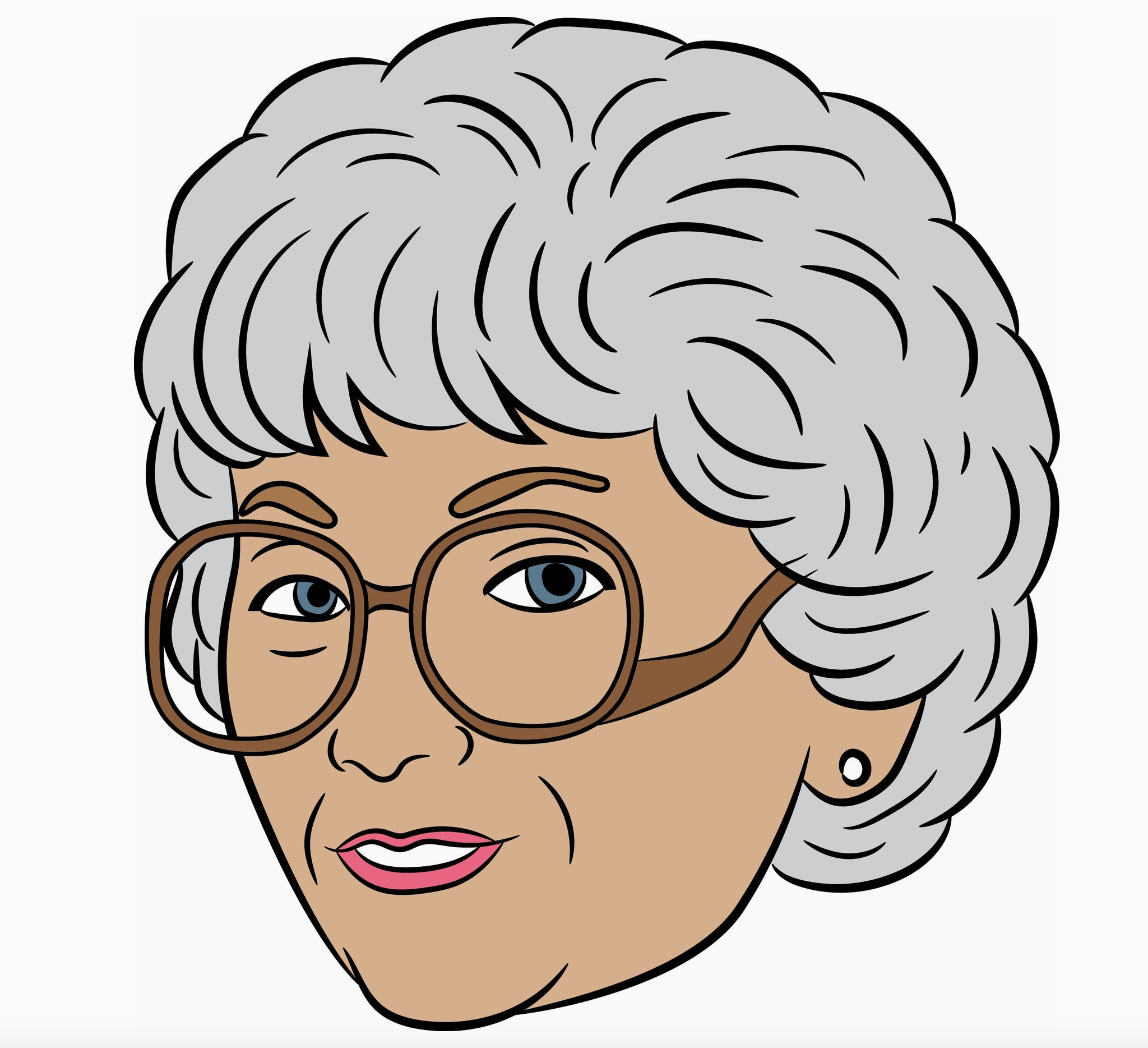 Sophia sticker Crimson