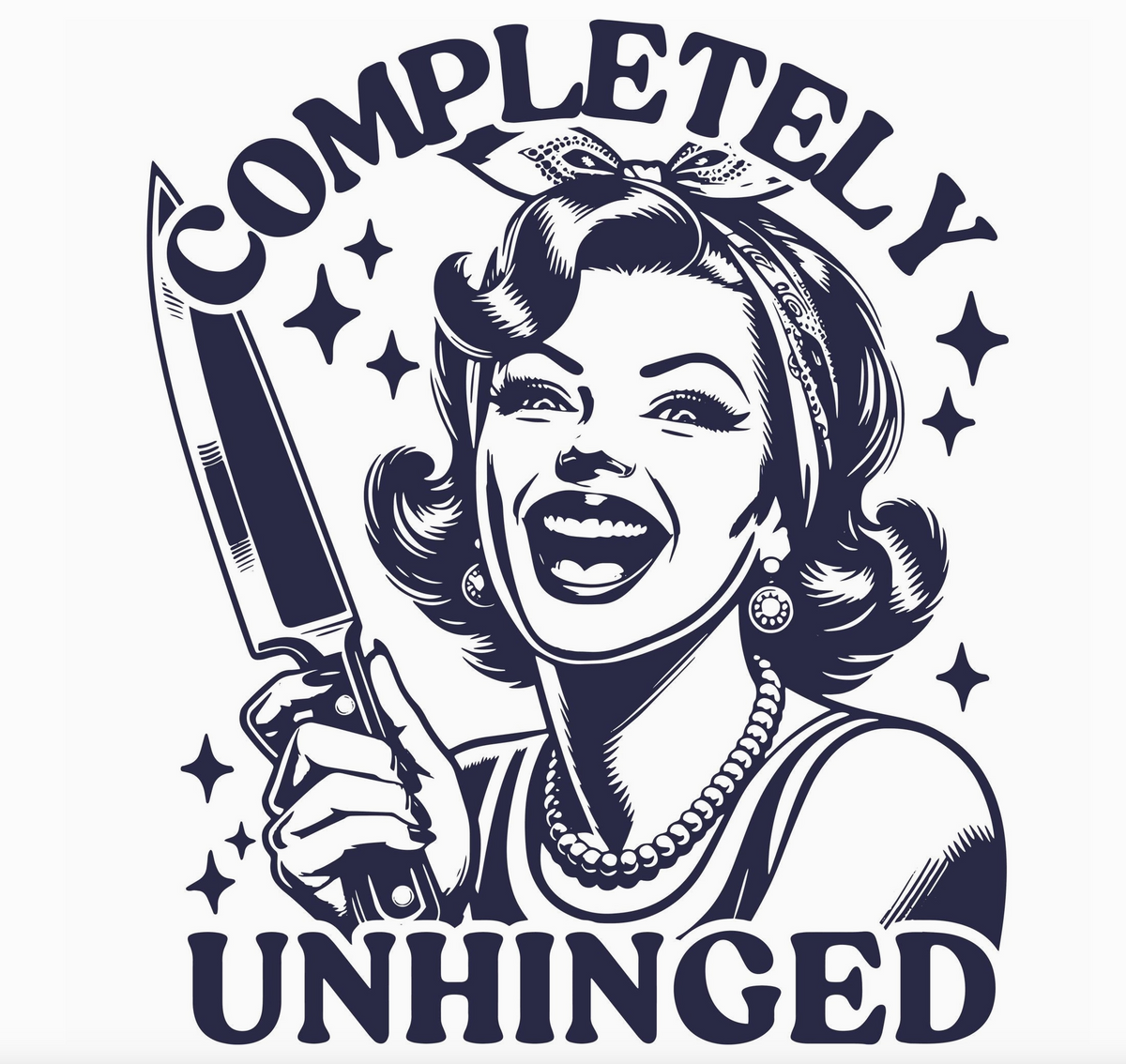 Unhinged sticker Crimson