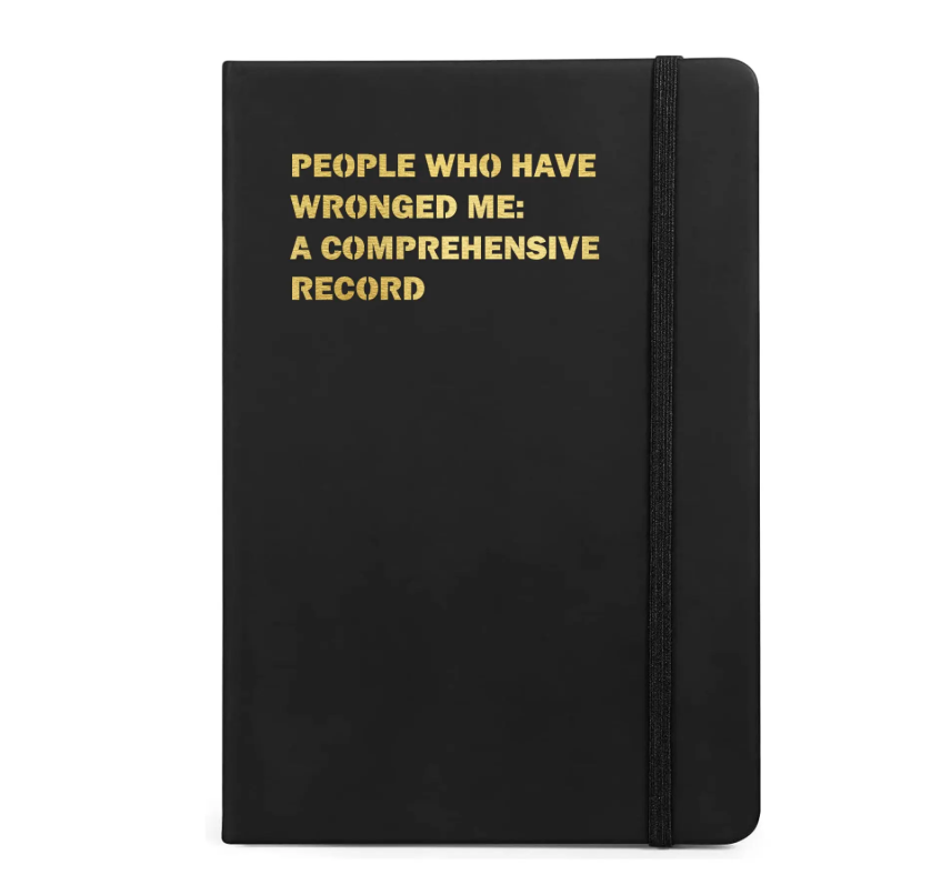 Wronged Me journal Crimson