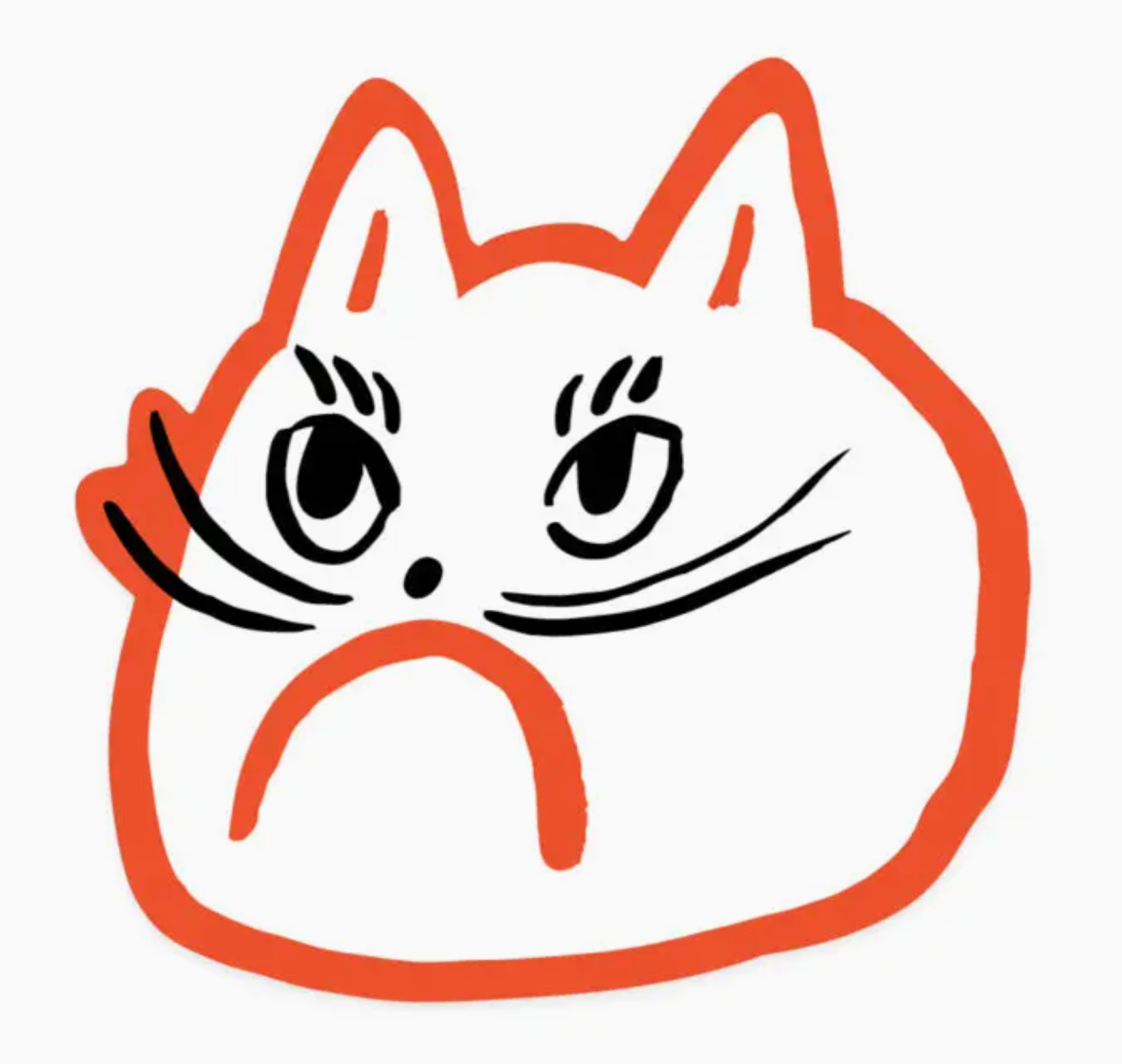 Cat Head sticker Micotti