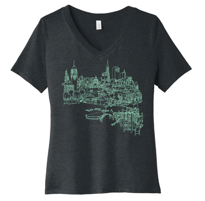 Dolores Park Women's Vneck T-Shirt