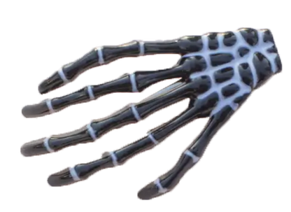 Skeleton Hand Hair Clip
