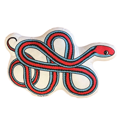 California Garter Snake Pillow