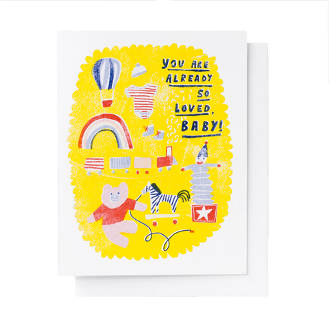 You Are So Loved Baby greeting card