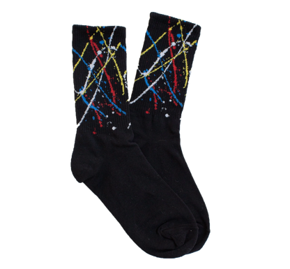 Paint Splatter socks - Black