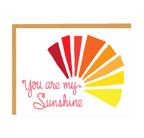 You are My Sunshine Greeting Card