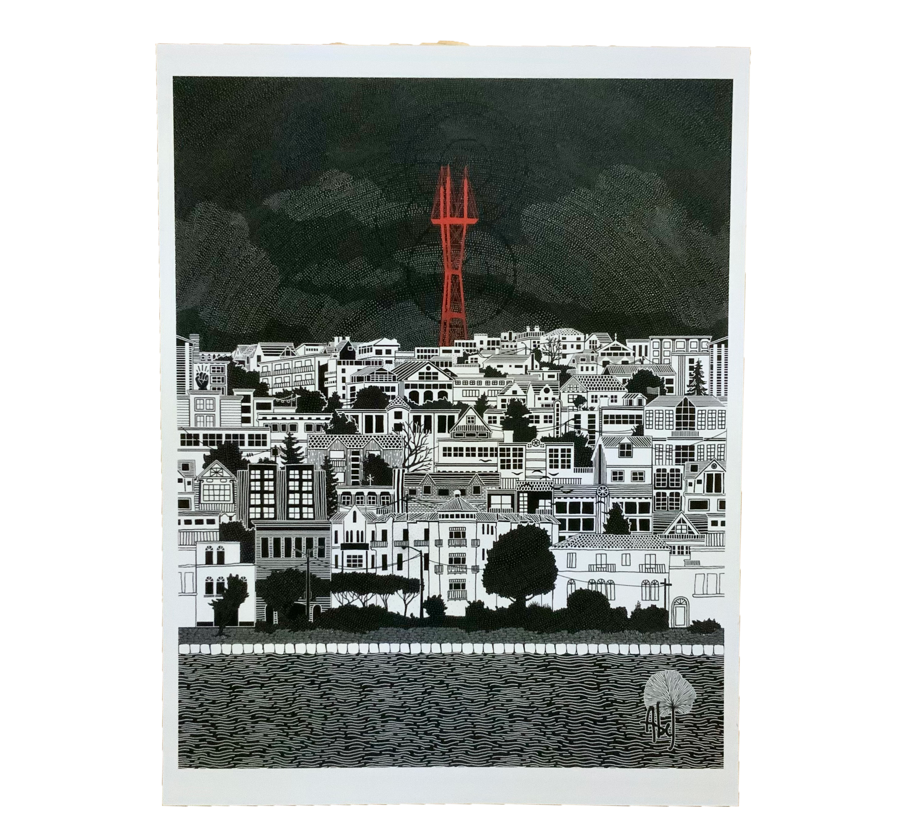Sutro Tower Art Print
