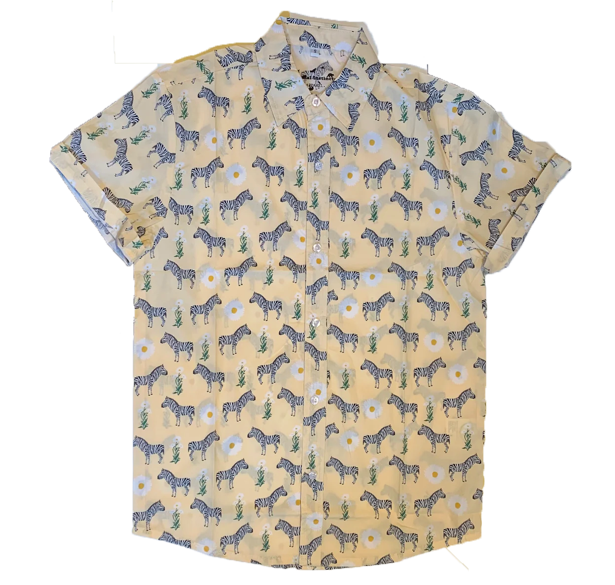 Zebra Button Front Shirt