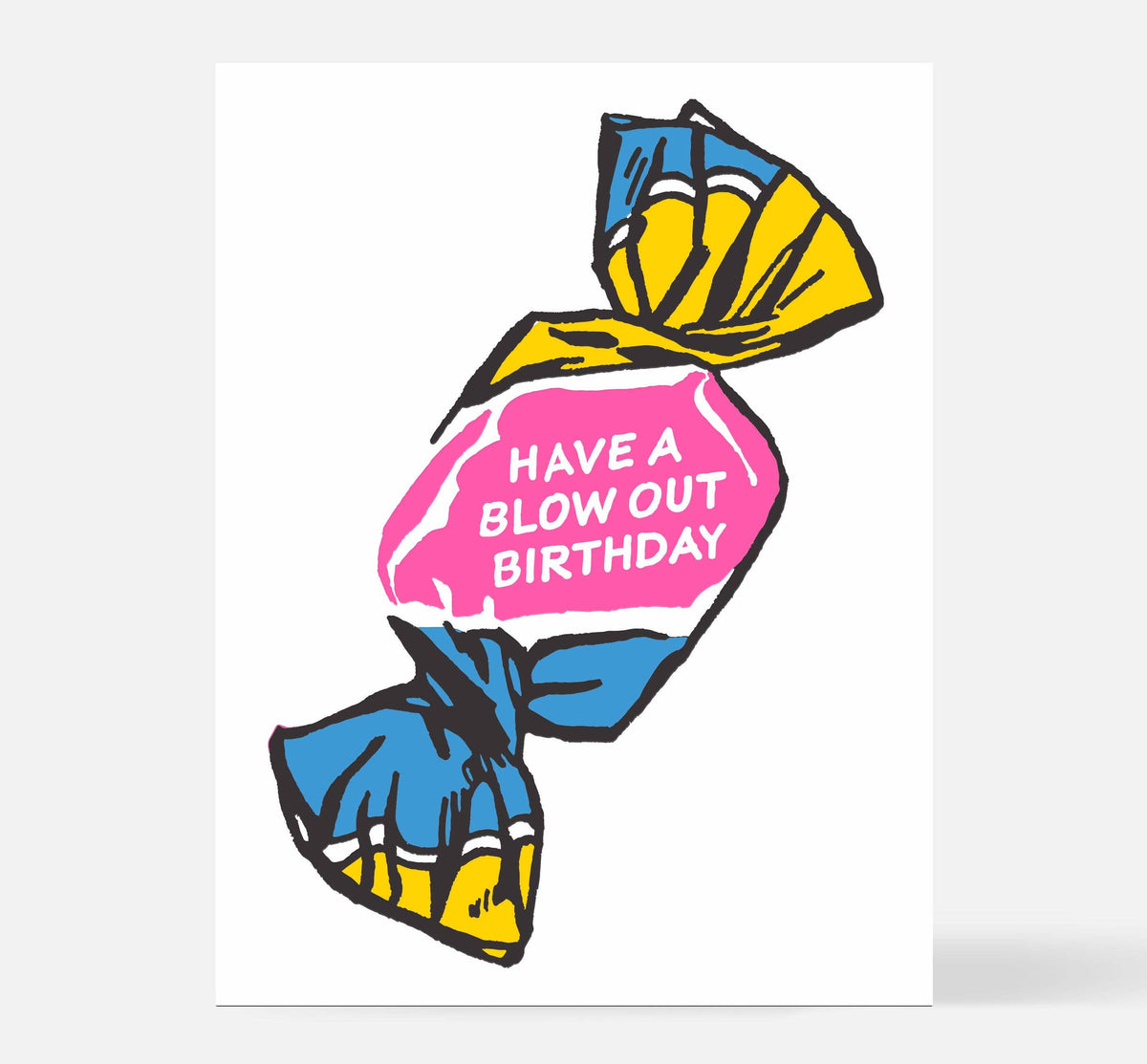 Blowout Birthday Card