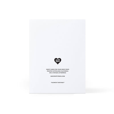 Blowout Birthday Card