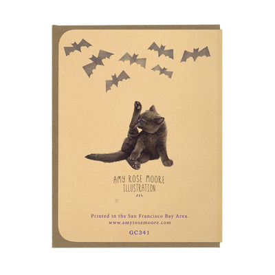 Black Cats and Bats Card