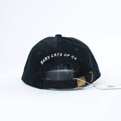 Black Cat Corduroy Hat Kids