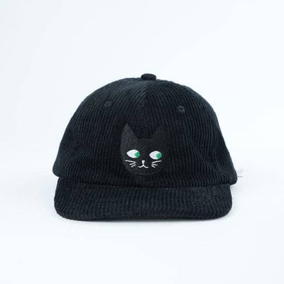 Black Cat Corduroy Hat Kids