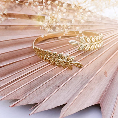Fern Leaf Cuff Bracelet