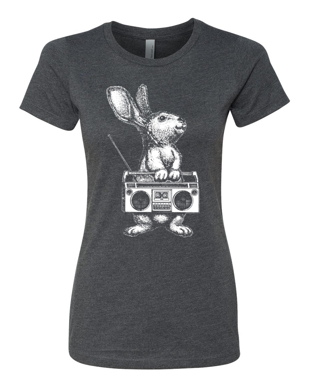 Rabbit Boombox Womens TShirt