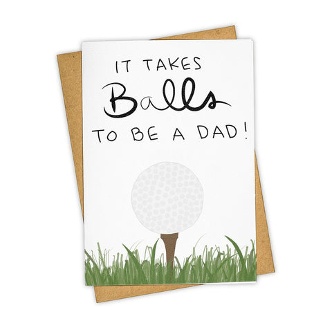 Balls Dad card