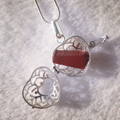 Heart Necklace Made from the GG Bridge