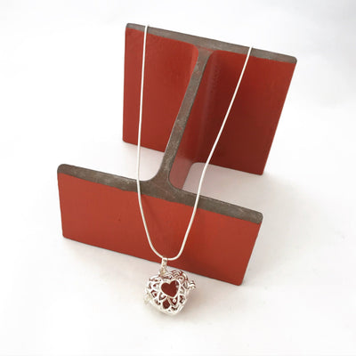 Heart Necklace Made from the GG Bridge