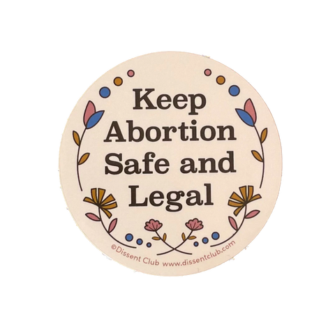 Abortion Safe Sticker