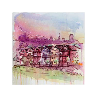 Alamo Houses Art Print