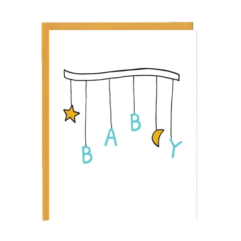 Baby Mobile Greeting Card