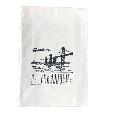 Bay Bridge Tea Towel