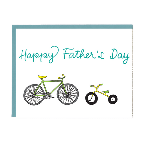 Bikes Father's Day Greeting Card