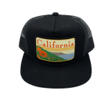 California Poppies Pocket Hat