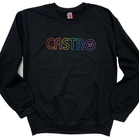 Castro Rainbow Crew Pullover
