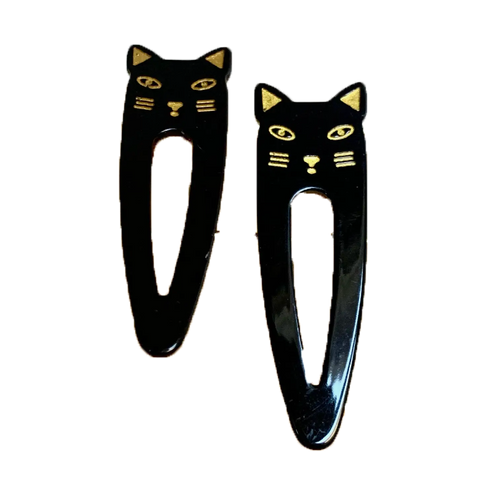Cat Head hair clip