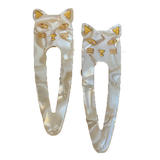Cat Head hair clip