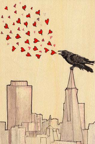 Crow Transamerica Art Print