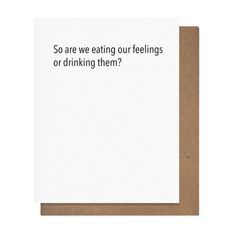 Eating Feelings Greeting Card