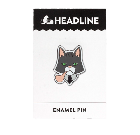 Fancy Cat Enamel Pin