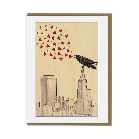 Crow Transamerica Greeting Card