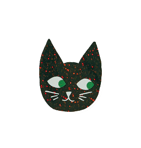 Glitter Cat Sticker