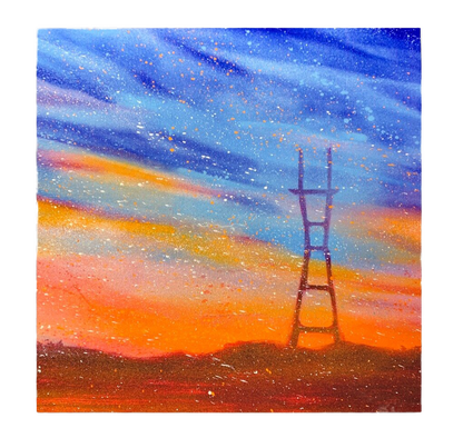 Hazy Sutro Art Print