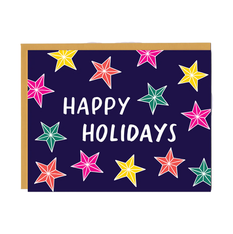 Holiday Stars Greeting Card