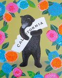 I Love You California Dahlia Print
