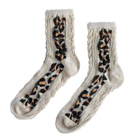 Leopard socks