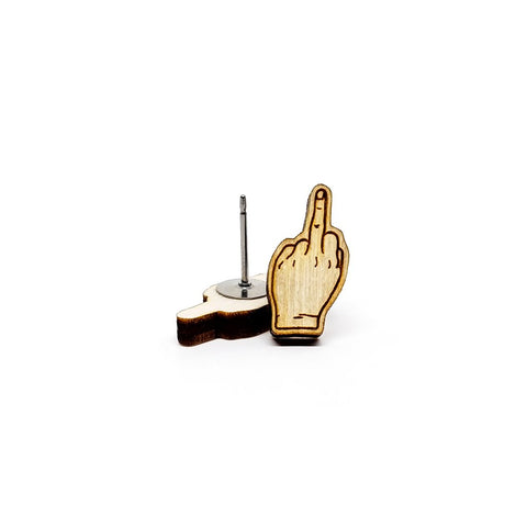 Middle Finger studs