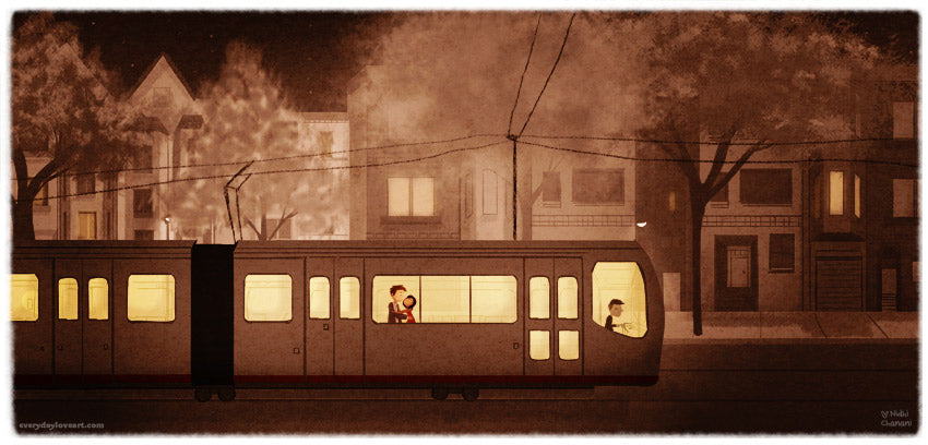 Night Train print